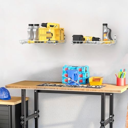 WALMANN Wall Shelves, 12 * 18 inch Wall-Mounted Storage Shelves - Image 2