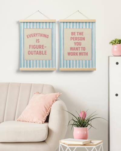 FGFK Positive Affirmations Wall Art Poster Hanger Frame 12x16 Inch - Image 7