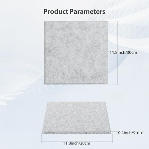 12 Pack Square Acoustic Panels Self Adhesive Sound Proof Foam - Image 6