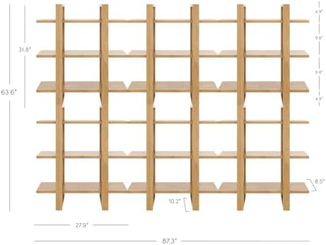 Nathan James Floating Wall Book Shelves, 3-Tier Display Shelf, Decorative - Image 2