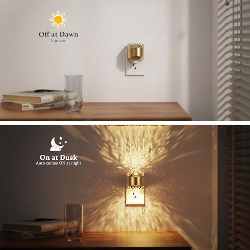 JandCase Night Lights Plug into Wall, 2 Pack Star Projector Night Light - Image 2