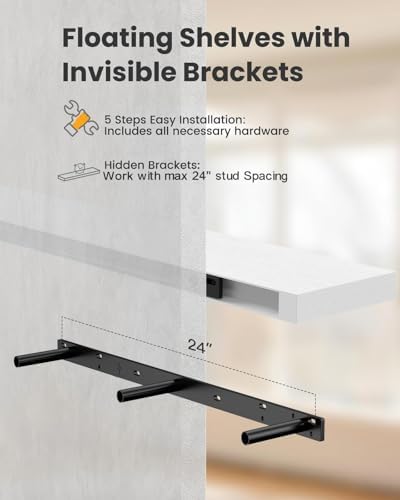 Amada 35.4" Floating Shelves for Wall Decor & Storage - Image 6