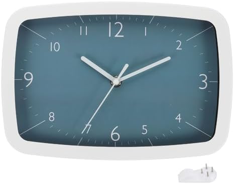 PATIKIL 11 Inch Rectangle Wall Clock, Silent Non-Ticking Modern Wall Clocks by PATIKIL