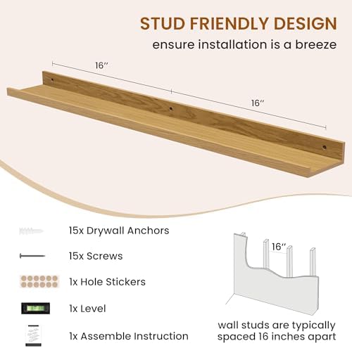 Picture Ledge Shelf, Floating Shelves - Image 5