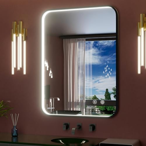 28"x36" Black LED Bathroom Mirror by JSneijder
