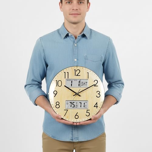 Nbdeal 13-Inch Analog Silent Wall Clock - Image 5