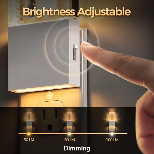 DORESshop Night Lights Plug Into Wall, Bubble Acrylic Night Light - Image 2