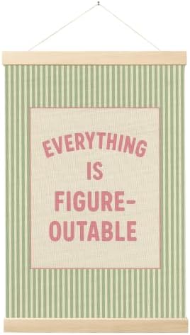 FGFK Positive Affirmations Wall Art Poster Hanger Frame 16x24 Inch by WelcometoFGFKhome