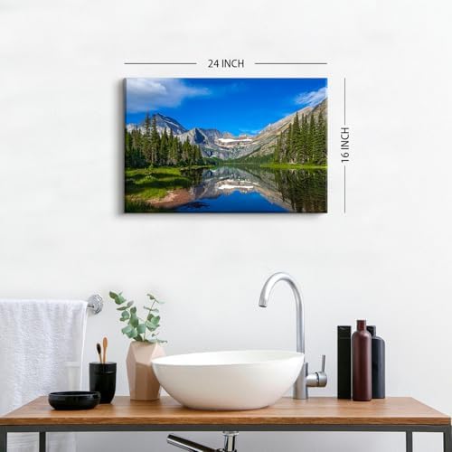 Nature Mountain Wall Art for Living Room Banff National Park Posters Colorado - Image 4