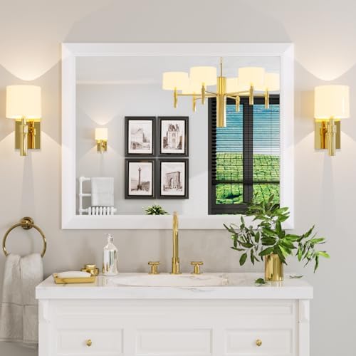 Amorho Bathroom Mirror for Wall 40x32 Inch by Amorho