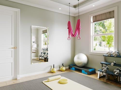 Frameless Bathroom Mirror 24"x48", Beveled Bathroom Mirror - Image 4