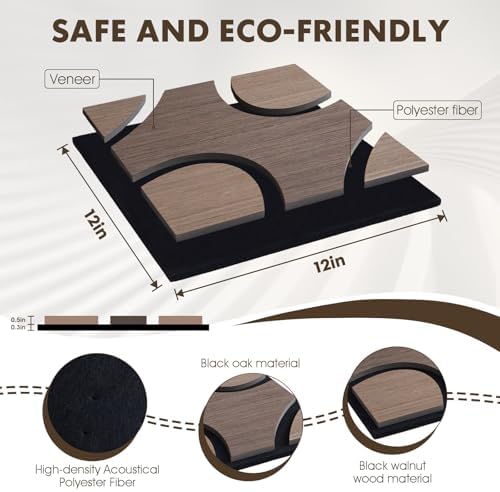 Wood Slat Panels, Bean & Heart Black Walnut - Image 3