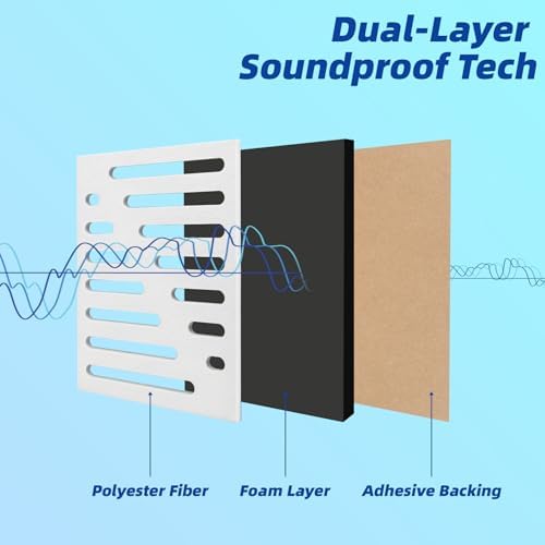 Art3d High-Density Acoustic Panel, Stripe Design, 16 x 12 in - Image 6