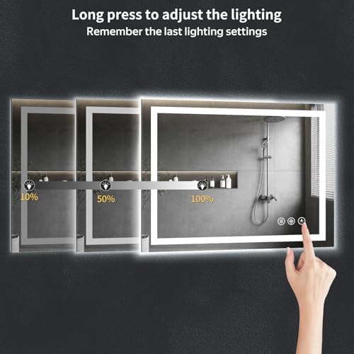 24"x50" LED Bathroom Mirror - Image 5