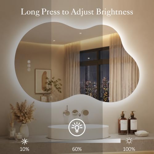 Saliwa Cloud LED Mirror for Bathroom - Image 5