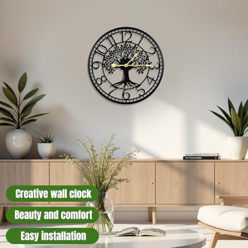 Big Wall Clock - Wall Clocks for Living Room Decor, Quiet and No Ticking - Image 6