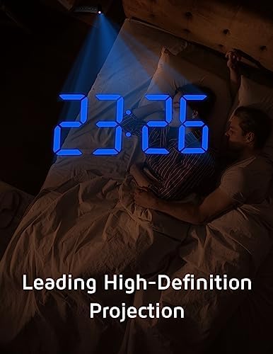 GOLOZA Projection Alarm Clock, Digital Clock - Image 2