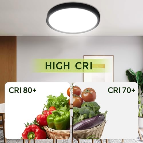 hykolity 9 Inch Selectable CCT LED Round Flat Panel Light - Image 3