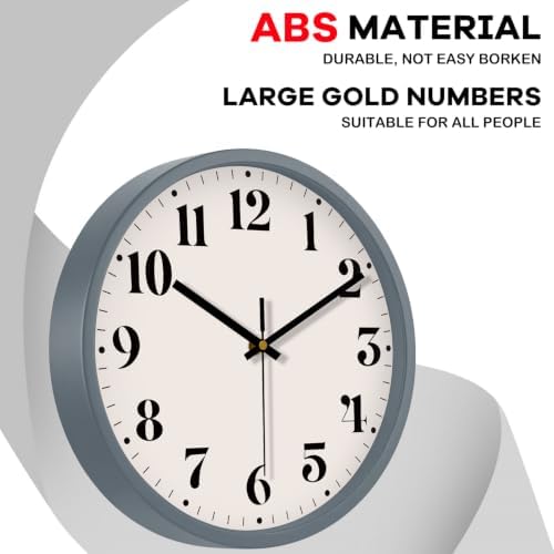 8" Silent Wall Clock - Image 6