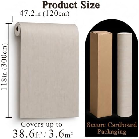 Beige Travertine Peel and Stick Wallpaper, 47.2 x 118 in - Image 3
