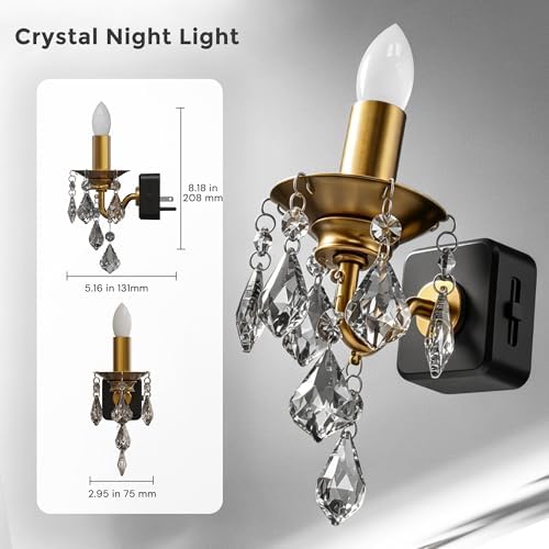 L LOHAS LED Flameless Candle Night Light 2 Pack Night Lights Plug into Wall - Image 6