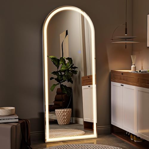 VooBang 65"x26" LED Arched Mirror Full Length by VooBang