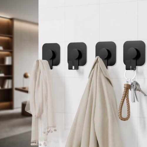 Aikzik 4 Pack Large Heavy Duty Wall Hooks - 26lb Max - Image 2