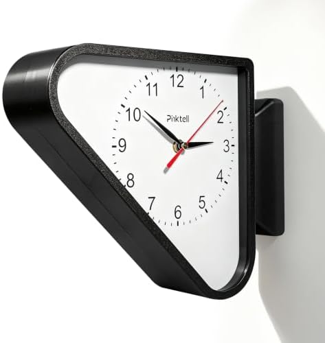 Triangle Double Sided Wall Clock by Unknown