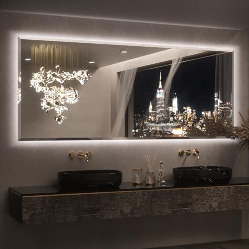 Keonjinn 84"x40" LED Bathroom Mirror by Keonjinn