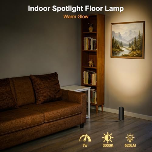 Uplighting Indoor Floor Can Lights, Spot Lights 7W 3000K GU10 LED Up Lights - Image 2