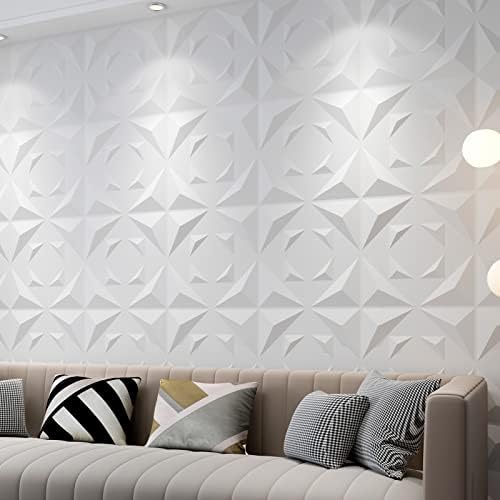 Art3d Decorative 3D Panels Textured Wall Design Board, 12 Tiles 32 Sq Ft by Art3d