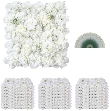 VEVOR 3D Flower Wall Panel, Artificial Floral Wall Background Mesh Backing Mat by VEVOR