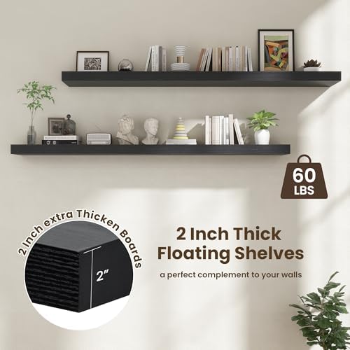FLYJOE 72 Inch Floating Shelves - Image 4
