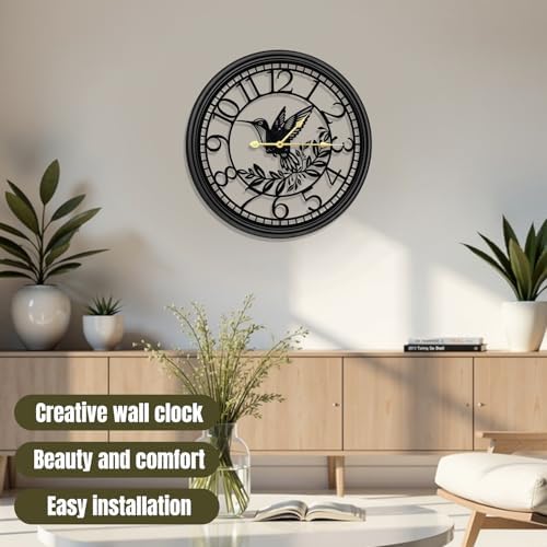 Big Wall Clock - Wall Clocks for Living Room Decor, Quiet and No Ticking - Image 5