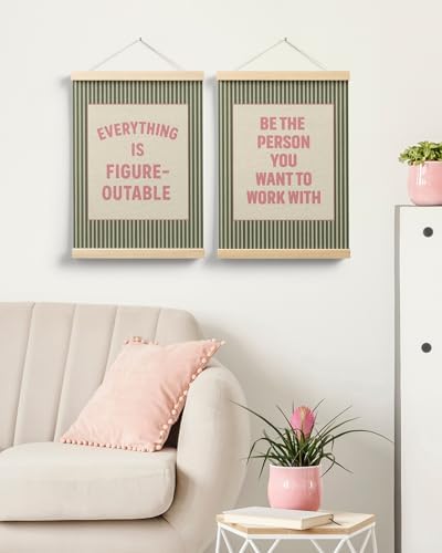 FGFK Positive Affirmations Wall Art Poster Hanger Frame 12x16 Inch - Image 7