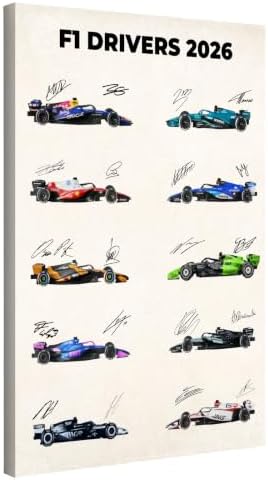 InkFlow Posters Motorsport Canvas Poster by InkFlowPosters