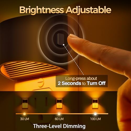 DORESshop Night Light, Night Lights Plug into Wall, Adjustable - Image 2