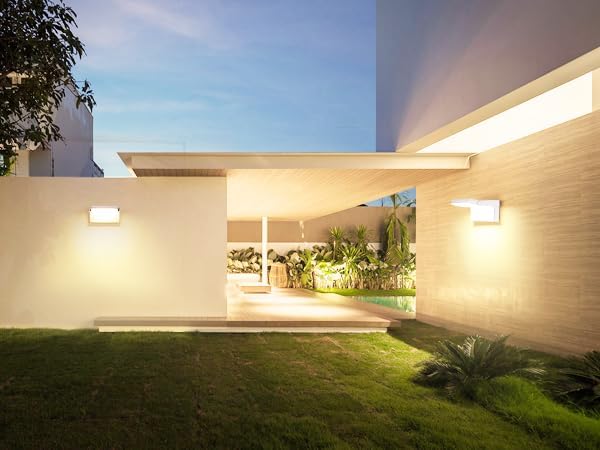 3Pack Outdoor LED Wall Light 40W White Flood Lights 350°Rotation - Image 6