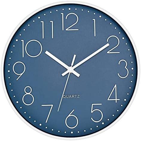 Foxtop 12" Modern Wall Clock Silent Battery Operated Analog Clock by Foxtop