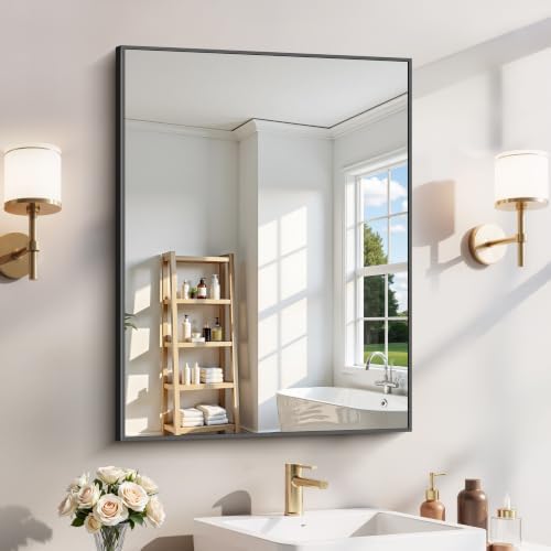 YIROMAN Bathroom Mirror 24"x32", Rectangular Vanity Mirror by Unknown