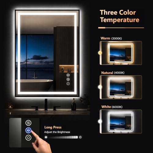 Antok 24X36 LED Bathroom Mirror - Image 3