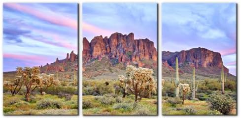 Pacimo Mountains Sunset Canvas Wall Decor Natural Landscape Wall Art Print on by Pacimo
