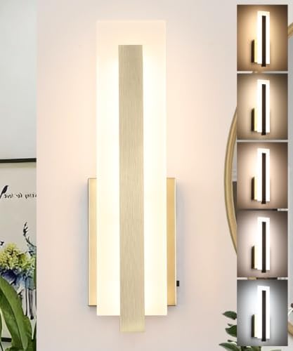 Tipace Hardwired Antique Bronze Modern LED Wall Sconce Indoor Wall Light by Tipace