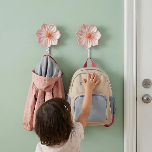 DiliComing Flower Shaped Wall Hooks - Image 3