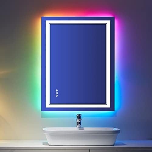 28x36 Inch RGB LED Bathroom Mirror by ISTRIPMF