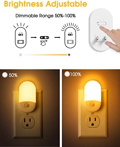 L LOHAS LED Amber Night Light, Night Lights Plug into Wall - Image 5