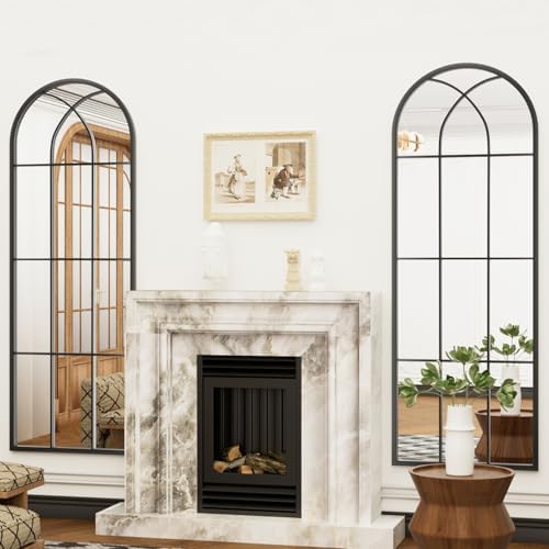 Dewfig Arched Full Length Mirror - Image 5