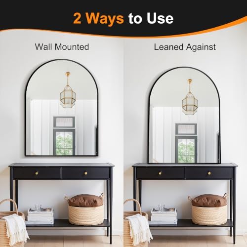 Delma Arched Bathroom Mirror - Image 6