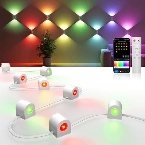 Smart Wall Lights, RGB Wall Sconces by DeckTokLight
