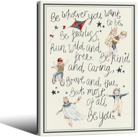 Watercolor Kids Poetry Wall Art Toddler Quotes Positive Affirmations Poster by Unknown